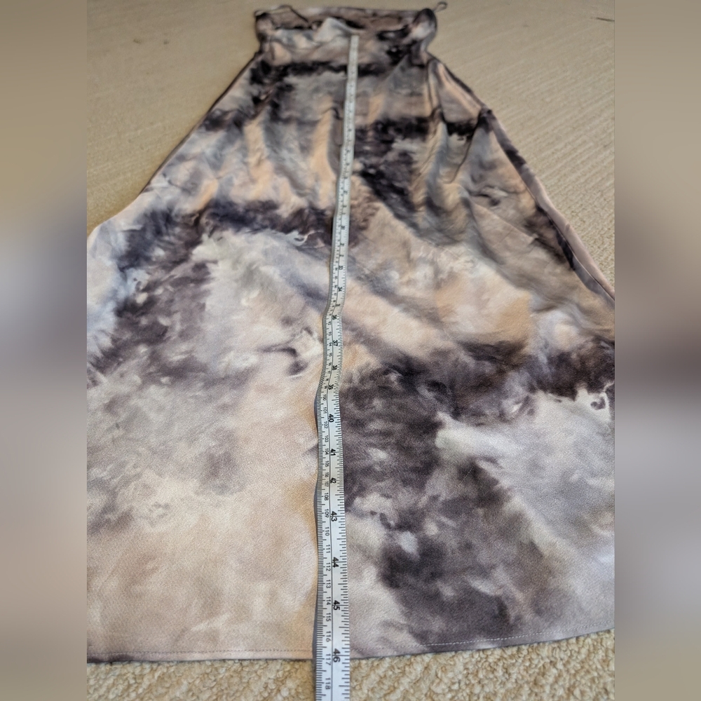 superdown Revolver Krystal Slit Gray Maxi Dress - Picture 12 of 15